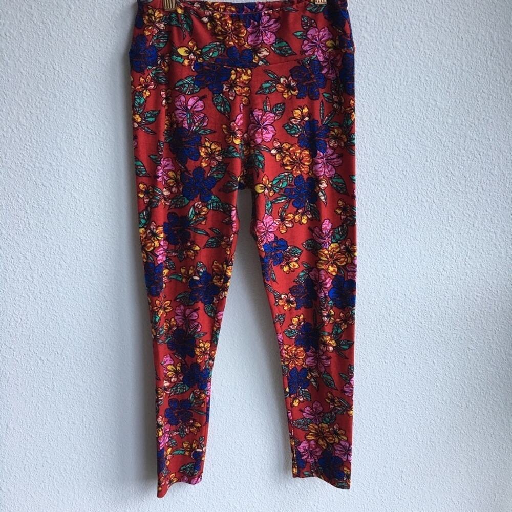 LuLaRoe UNICORN “Aloha” Hawaiian Print Leggings